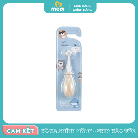 BÀN CHẢI ĐÁNH RĂNG lông mềm cho bé KU1148 (0-3Y)