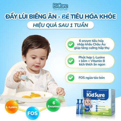  Siro ăn ngon Kidsure 20 gói 6M+ 