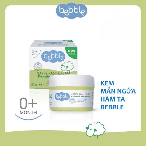  Kem hăm tã Bebble Nappy Rash Cream 60ml 0M+ 