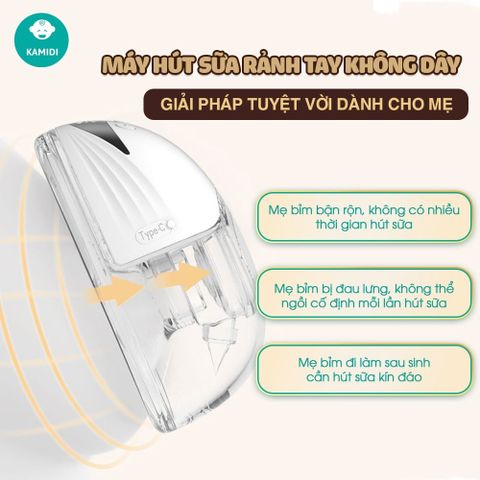  Máy hút sữa rảnh tay hoa sen Kamidi Smart 