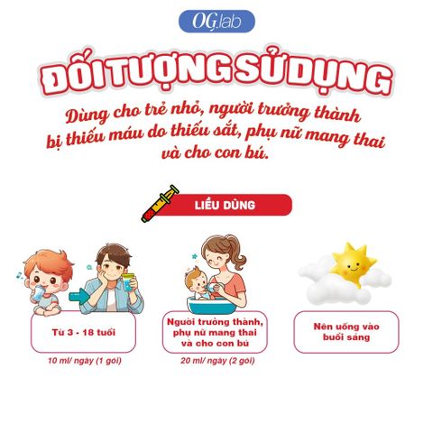  Sắt Vyphyto Fer Liposomé dạng gói (14 gói x 10ml) 