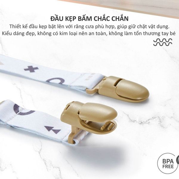 Dây giữ ty ngậm cho bé KU Plus KU5616