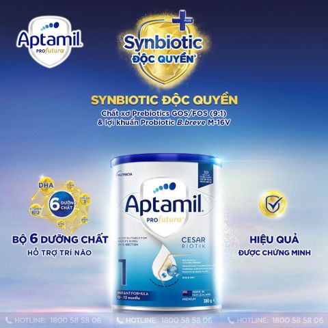  Sữa Aptamil Profutura Cesarbiotik NZ số 1 380g (0 - 12 tháng) 