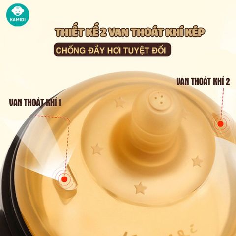  Bình sữa sơ sinh Kamidi Baby PPSU 210ml 