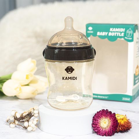 Bình sữa sơ sinh Kamidi Baby PPSU 210ml 