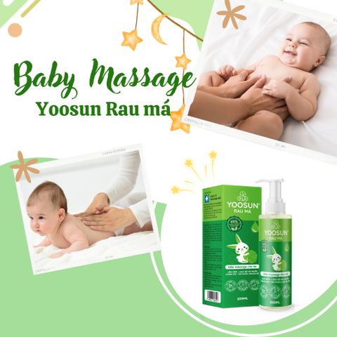  Dầu massage Yoosun cho bé 200ml 0M+ 