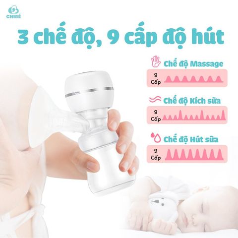  Máy hút sữa không dây Chibé Momi 3 
