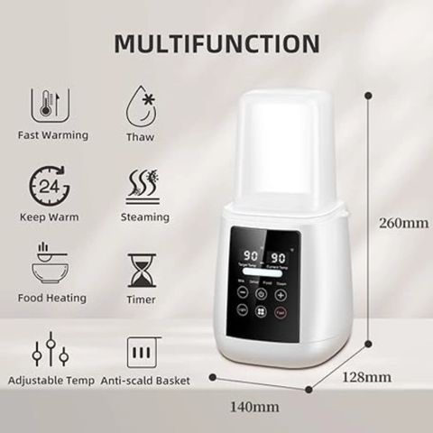  Máy hâm sữa tiệt trùng điện tử Galena GA-W02 (1 bình) 