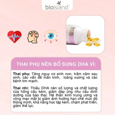  Vitamin bà bầu DHA Bio Island NK 60 viên 