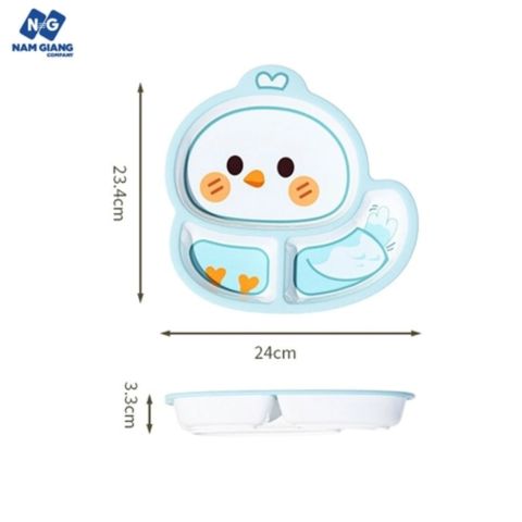  Khay ăn dặm 3 ngăn Honper HP2409 hình gà 
