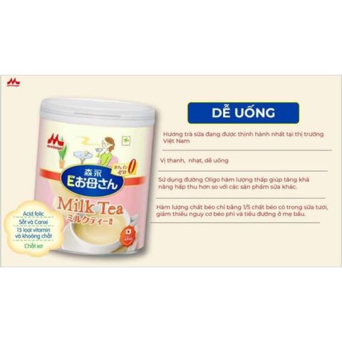  Sữa bầu Morinaga E-Okasan vị trà sữa 800g 