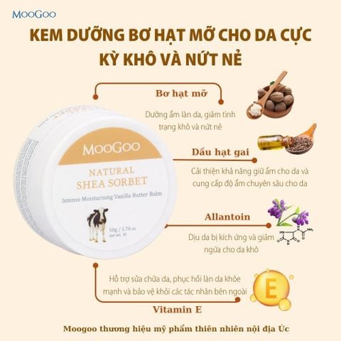  Sáp dưỡng da chống rạn cho mẹ bầu Moogoo 50g 