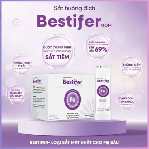  Sắt bầu hướng đích Bestifer Mom (24 gói*5ml) 