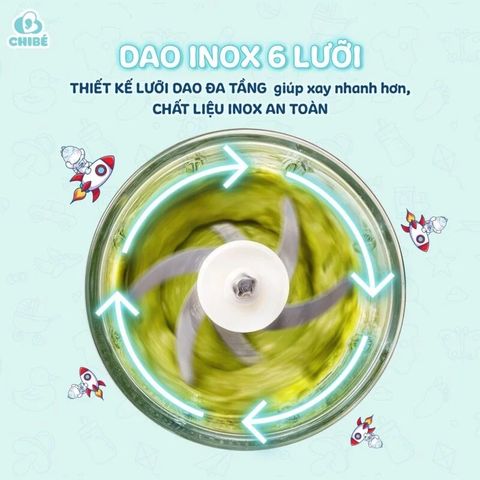  Máy xay ăn dặm Chibé CB041 