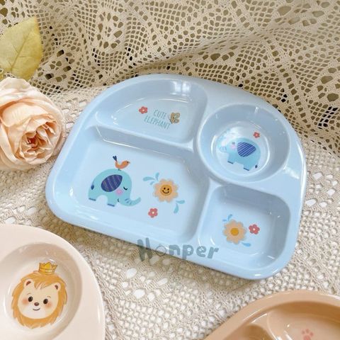  Khay ăn dặm Honper HK2316 in hình thú 