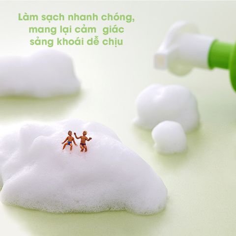  Bọt vệ sinh mông và vùng kín Oxygen Atono2 300ml 3M+ 