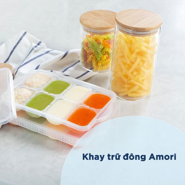 Khay trữ đông đồ ăn dặm Amori