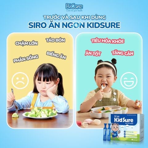  Siro ăn ngon Kidsure 20 gói 6M+ 