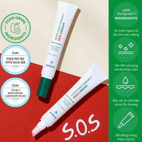  Kem phục hồi chuyên biệt Sos Atono2 20ml 0M+ 