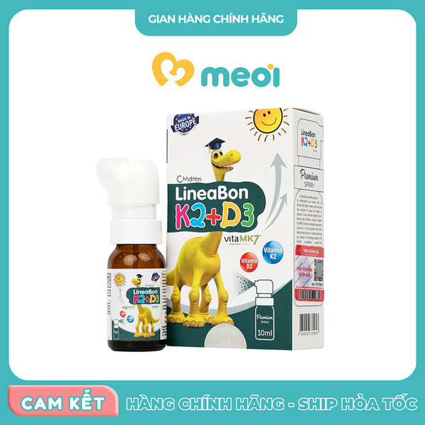 Vitamin D3K2 LineaBon dạng xịt 10ml