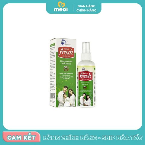  Xịt tinh dầu chống muỗi Keiko Fresh 75ml 3M+ 