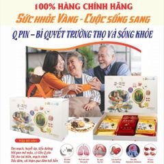TINH DẦU THÔNG ĐỎ Q10 Q-PIN 60 VIÊN bí quyết trường thọ và sống khỏe