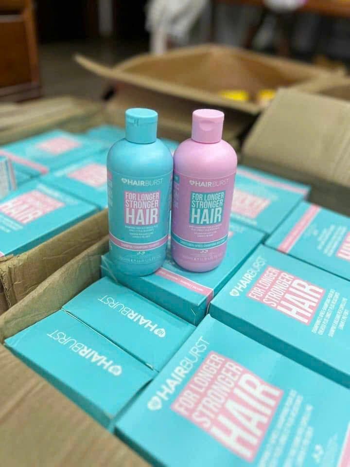 SET GỘI XẢ HAIRBURST SHAMPOO & CONDITION (Dầu Gội 350ml + Dầu Xả 350ml) giúp tóc chắc khỏe, bóng mượt