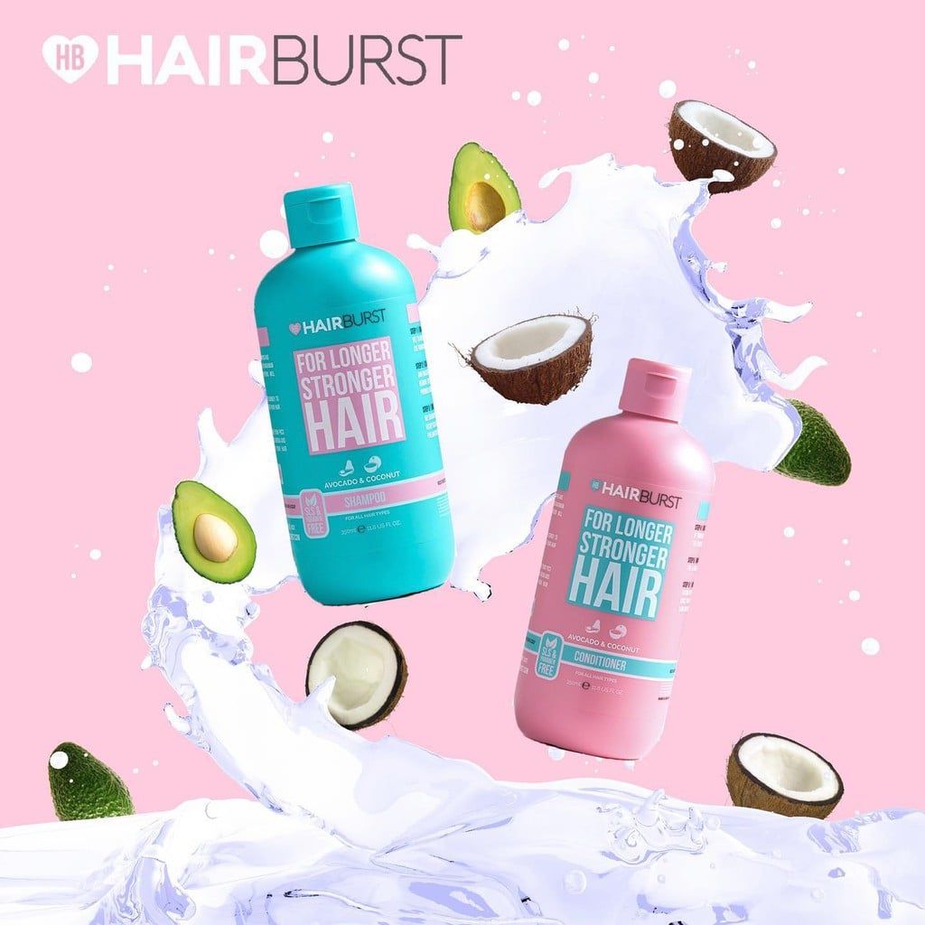 SET GỘI XẢ HAIRBURST SHAMPOO & CONDITION (Dầu Gội 350ml + Dầu Xả 350ml) giúp tóc chắc khỏe, bóng mượt