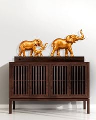 Tượng Gia Đình 3 Voi Bằng Đồng
