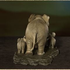 Tượng Đồng Cao Cấp - Tượng Gia Đình Voi