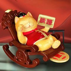 Tượng Đồng Phong Thủy - Mèo Hưởng Lộc