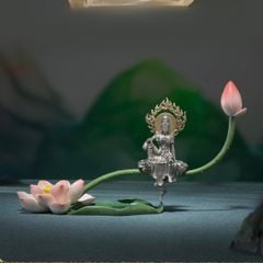 Tượng Đồng Quan Âm Tọa Liên Hoa