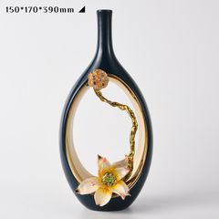 Trang Trí Để Bàn - Bình Hoa Men Gốm Sứ