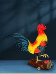 Tượng Đồng Phong Thủy - Tượng Gà May Mắn