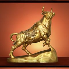 Tượng Đồng - Tượng Bò Tót Bằng Đồng