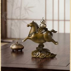 Tượng Đồng Phong Thủy - Tượng Ngựa Phi Vân Cưỡi Mây Cõng Hồ Lô