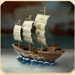 Tượng Đồng Cao Cấp - Thuyền Thuận Buồm Xuôi Gió