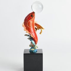 Trang Trí Để Bàn - Cá Ngậm Ngọc