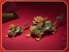 Tượng Đồng Phong Thủy - Tượng Tỳ Hưu Chiêu Tài Vượng Khí