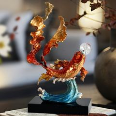 Trang Trí Để Bàn - Tượng Cá Vàng Tài Lộc 