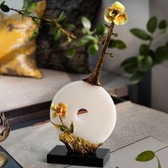 Trang Trí Để Bàn - Cây Đàn Ngọc Bích Hoa Mai