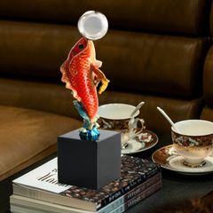Trang Trí Để Bàn - Cá Ngậm Ngọc