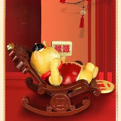 Tượng Đồng Phong Thủy - Mèo Hưởng Lộc