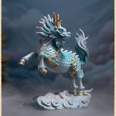Tượng Đồng Phong Thủy - Kỳ Lân Kiến Vũ