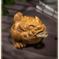 Tượng Đồng Phong Thủy - Kim Thiềm Ngậm Tài