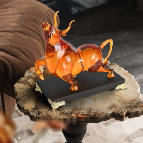 Trang Trí Để Bàn - Tượng Bò Tót