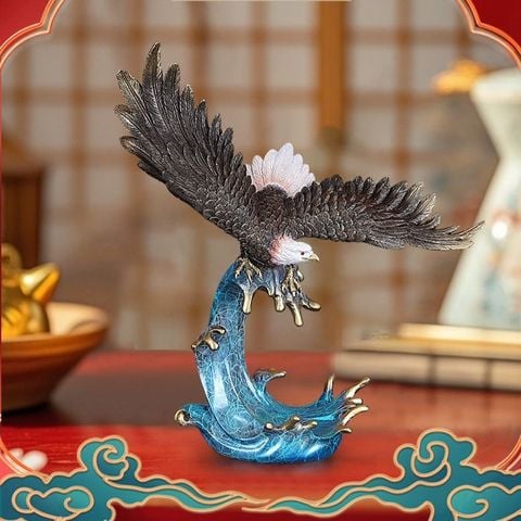 Tượng Đồng Đại Bàng - Kim Ưng Vượt Sóng