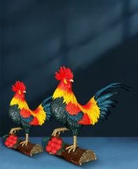 Tượng Đồng Phong Thủy - Tượng Gà May Mắn