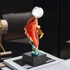 Trang Trí Để Bàn - Cá Ngậm Ngọc