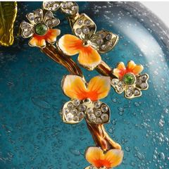 Trang Trí Để Bàn - Bình Hoa Thủy Tinh Chim Vẹt